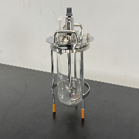 Sartorius 1.5L Glass Reactor Vessel w/ Agitation image 0